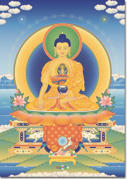 A5: Buda Shakyamuni con Prajnaparamita