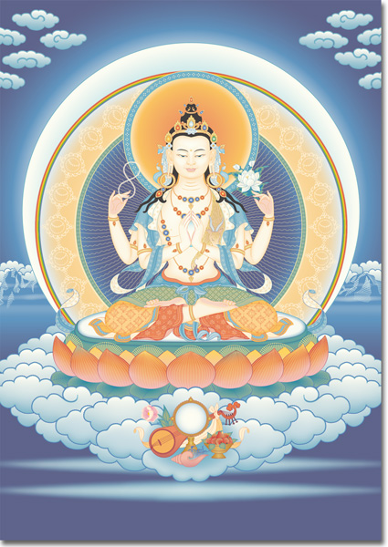 A5: Avalokiteshvara cuatro brazos 2