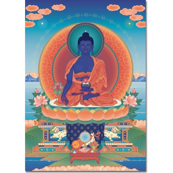 Lienzo pequeño: Avalokiteshvara 4 brazos 2 (copia)