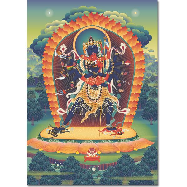 A2 Póster grande 50x76cm Heruka 12 brazos