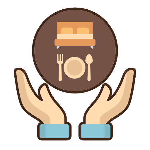 Alojamiento 1 noche en dormitorio con comida