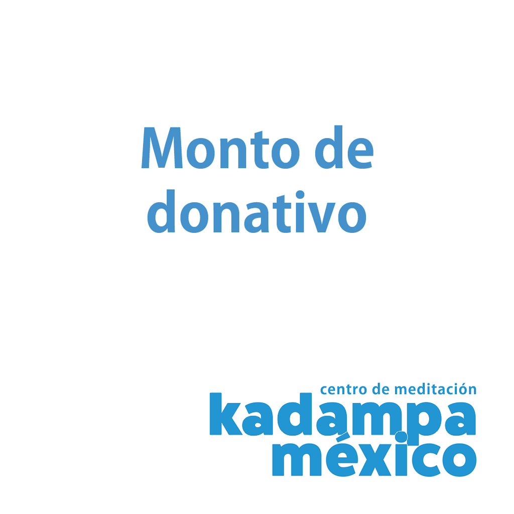 Monto para donativo